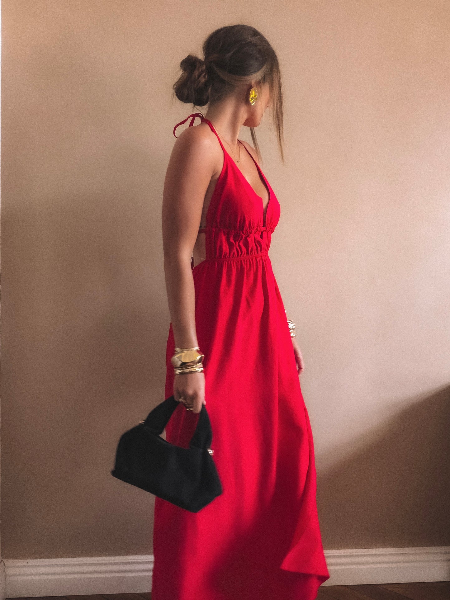 Robe Longue Scarlett Rouge