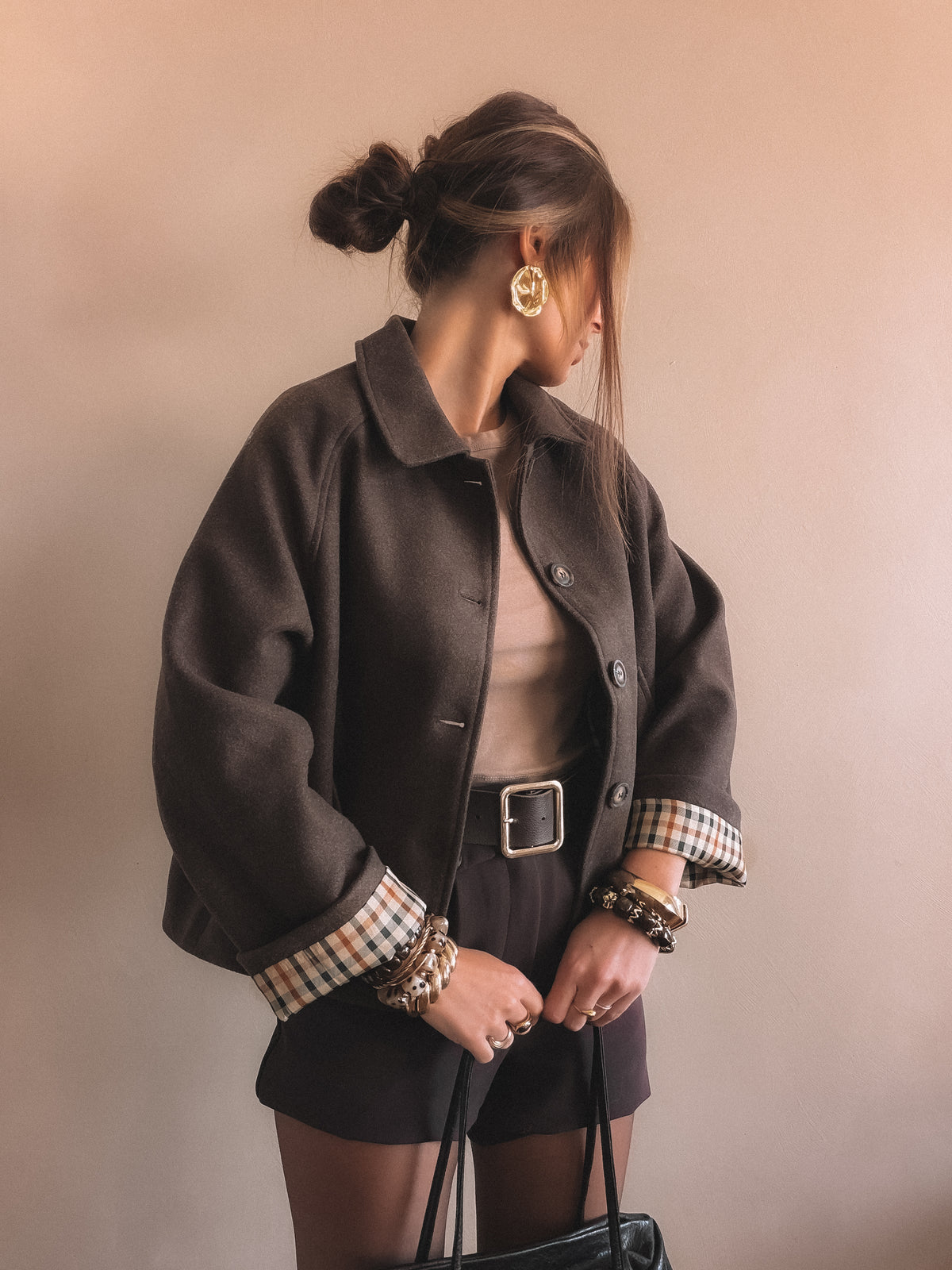 Manteau Aria Marron