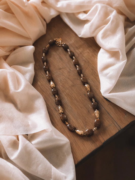 Collier Alba Marron