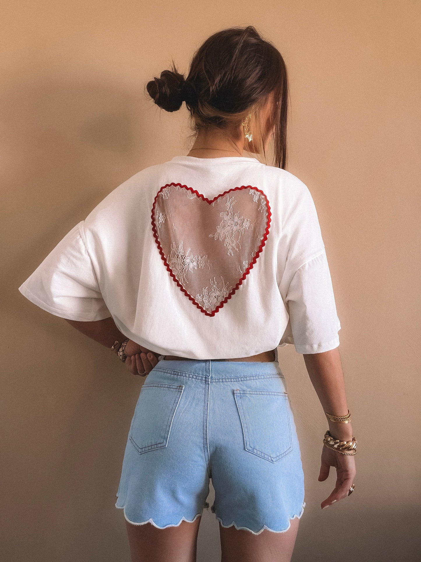T-Shirt Amour Blanc