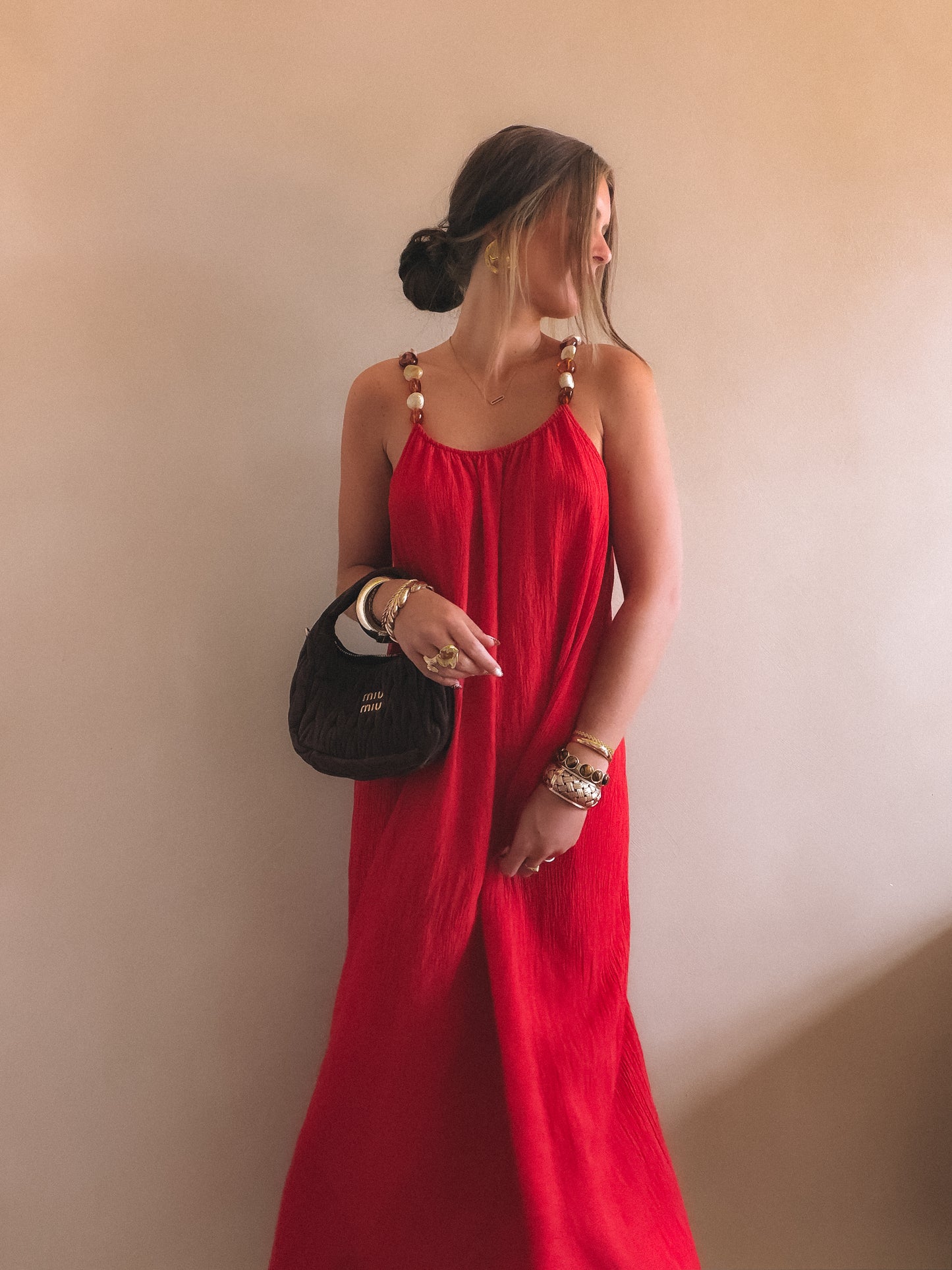 Robe Capucine Rouge