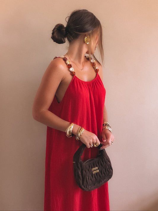 Robe Capucine Rouge