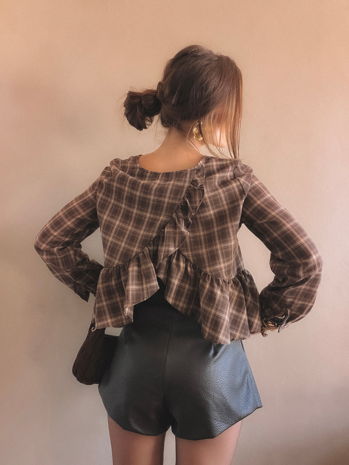 Blouse Isaure à Carreaux