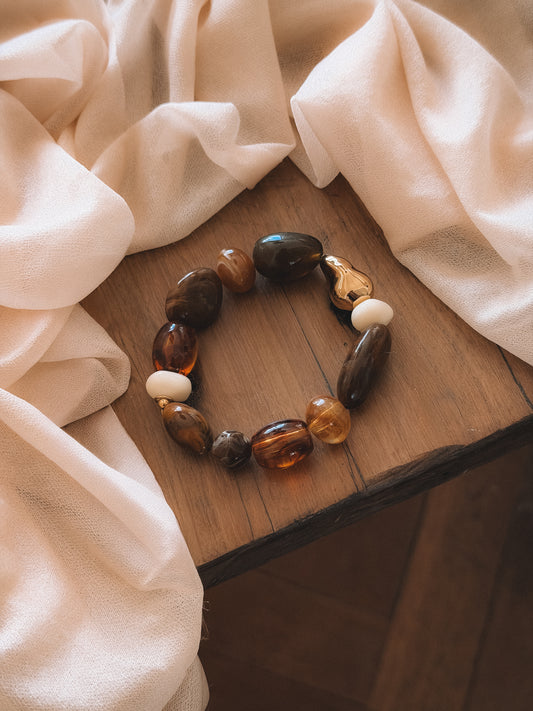 Bracelet APOLLINE marron