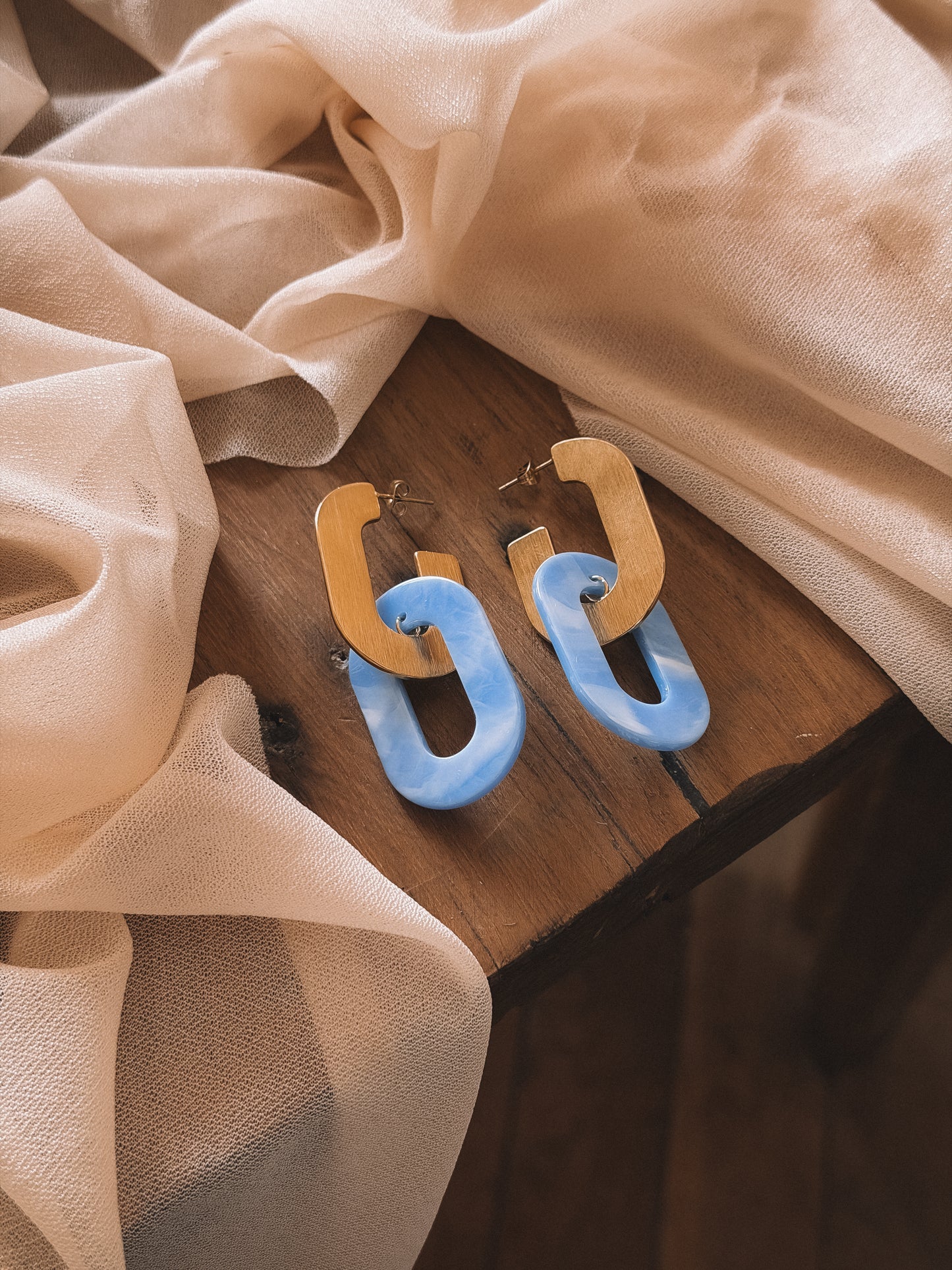 Boucles Elia Bleu