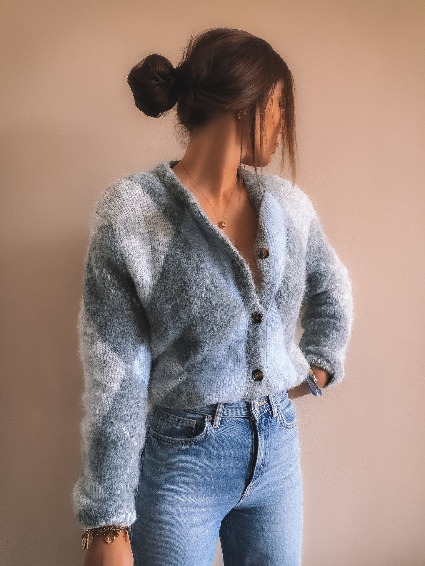 Gilet Céleste Gris