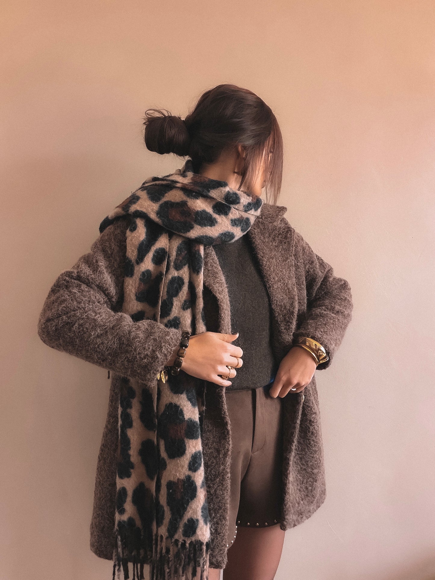 Manteau Livia Marron