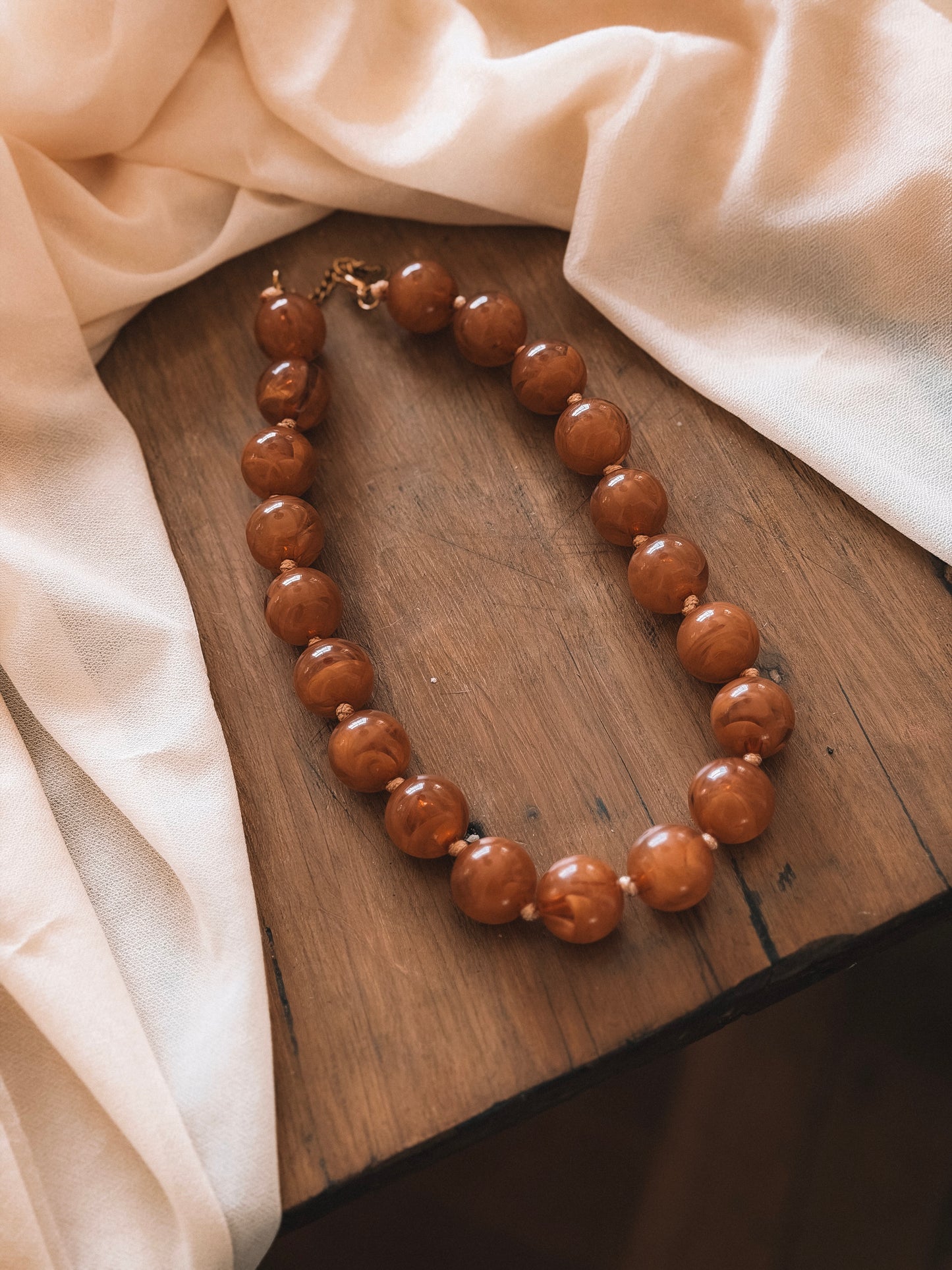 Collier Louna Caramel