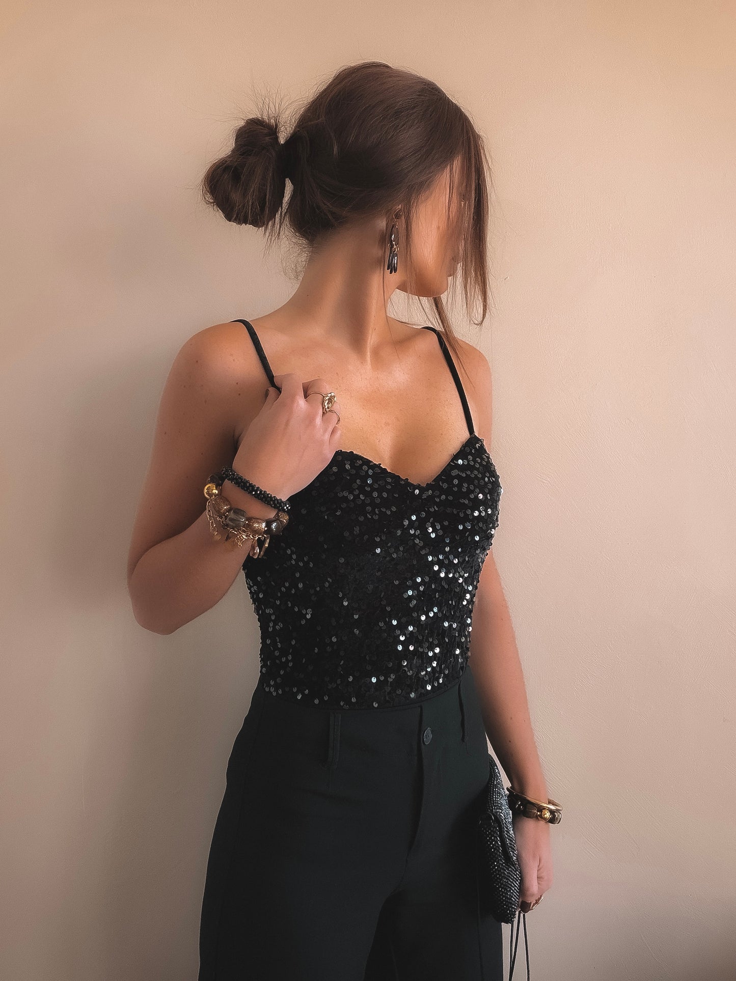 Body Louisa Sequins Noir