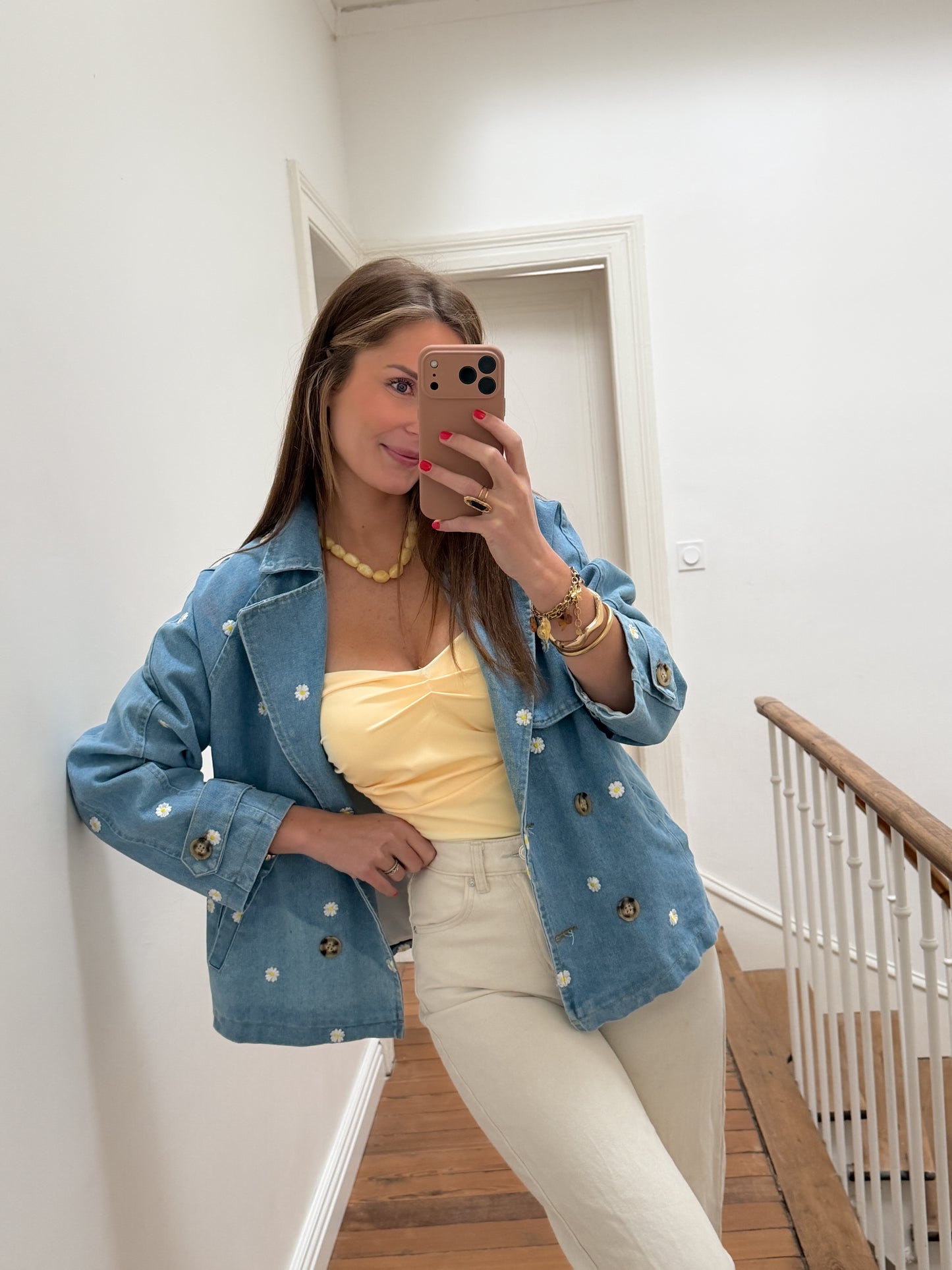 Veste en Jean Daisy