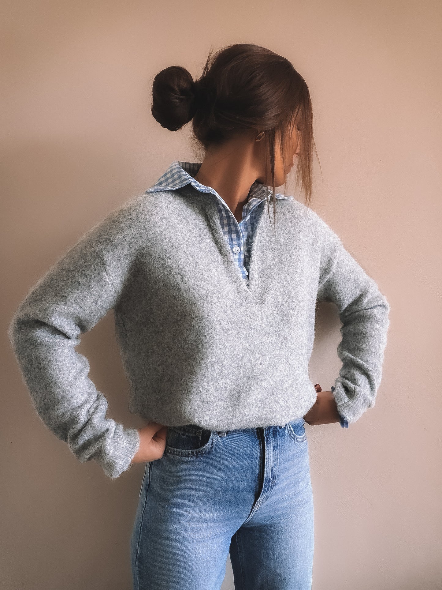 Pull Apolline Gris