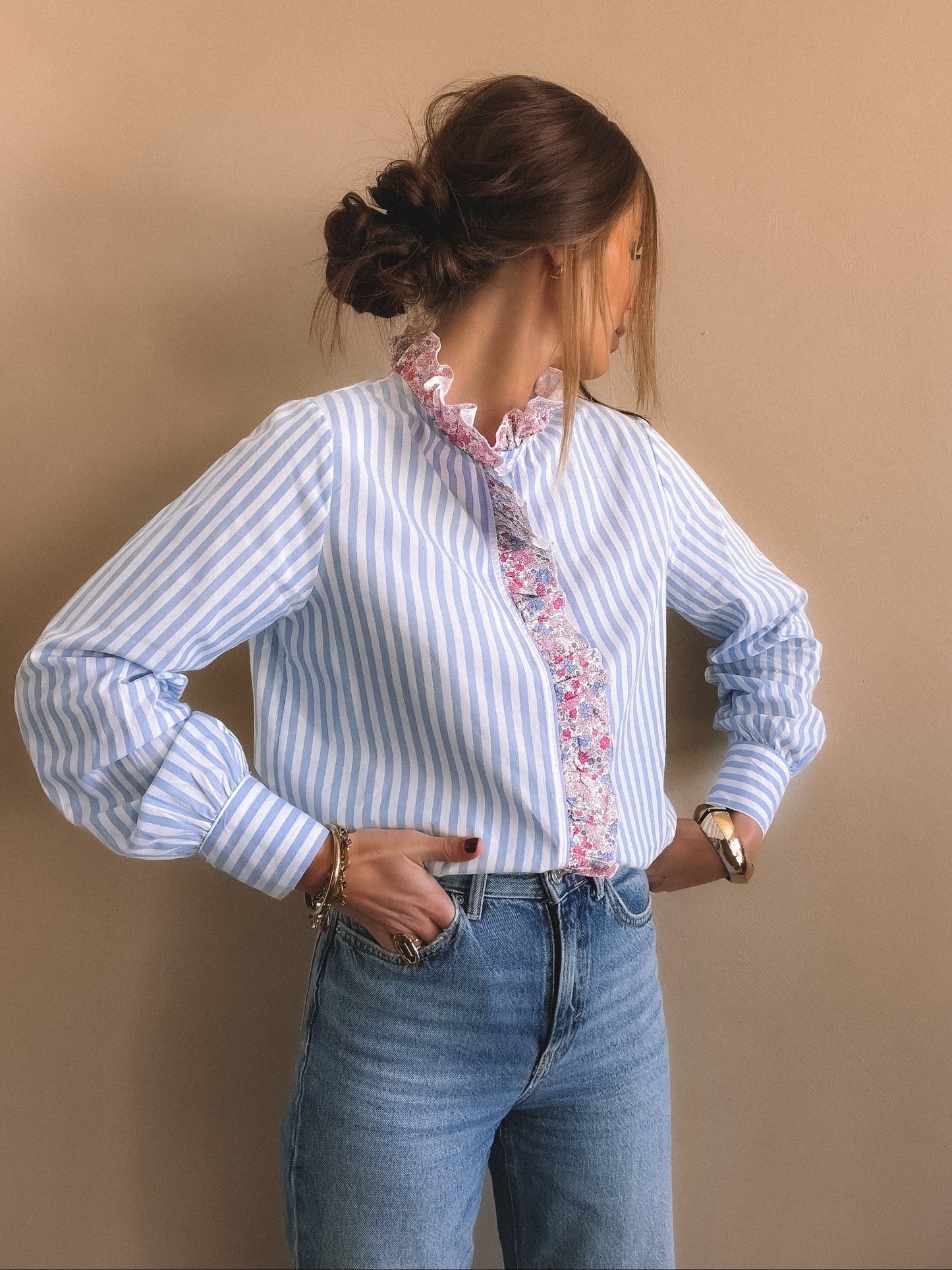 Chemise Suzanne Bleu