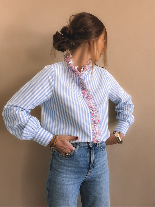 Chemise Suzanne Bleu