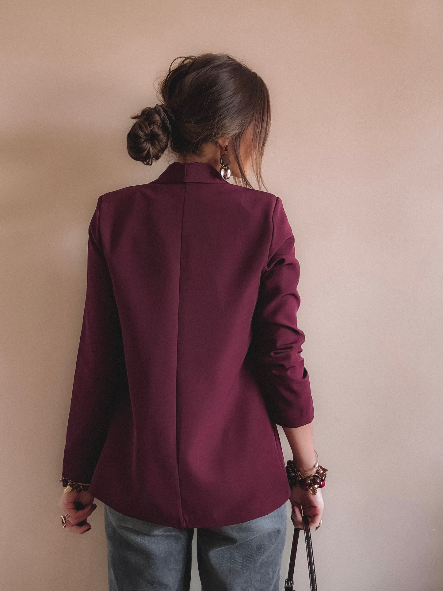 Blazer Giulia Bordeaux