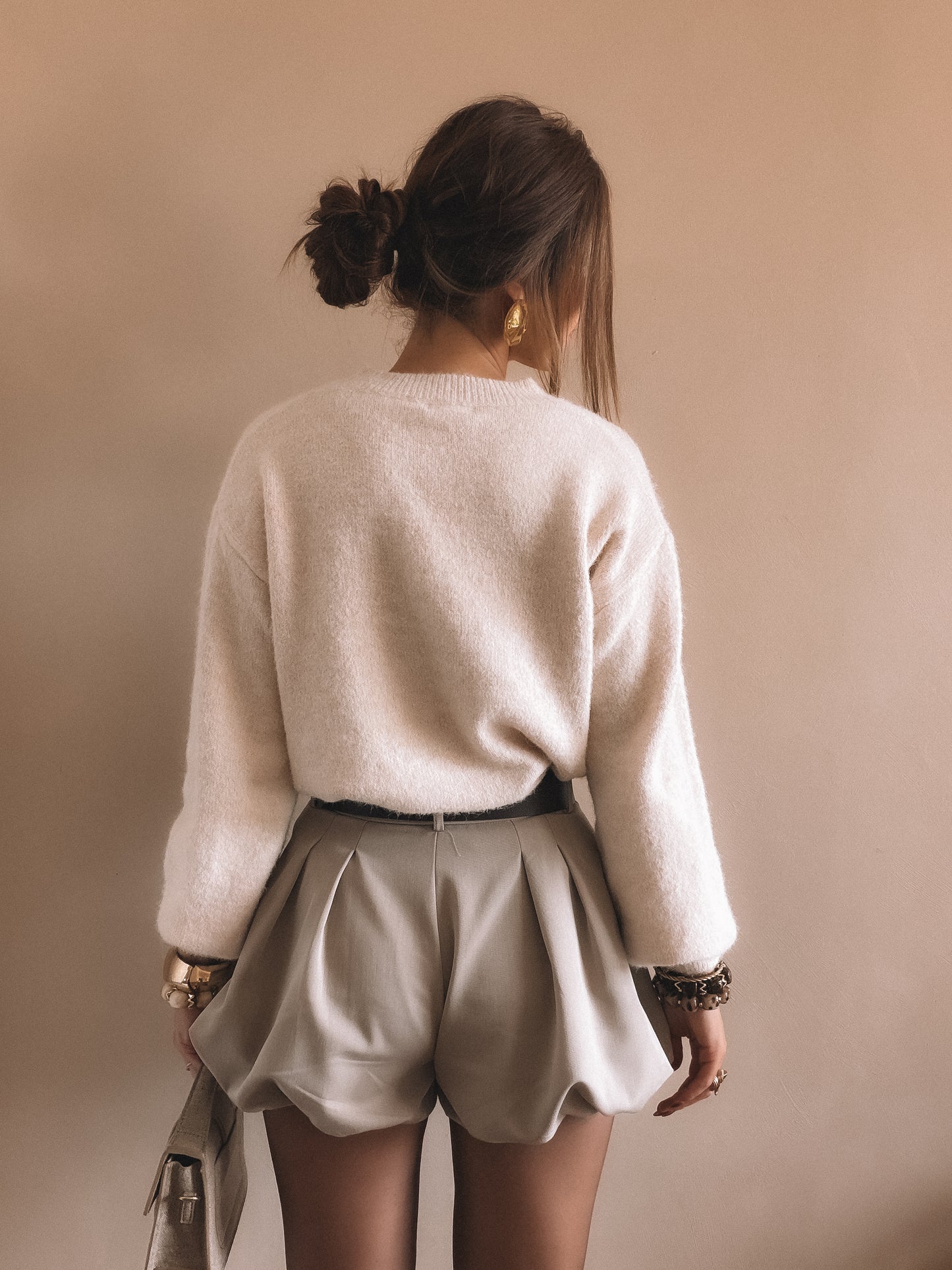 Short Zélie Beige