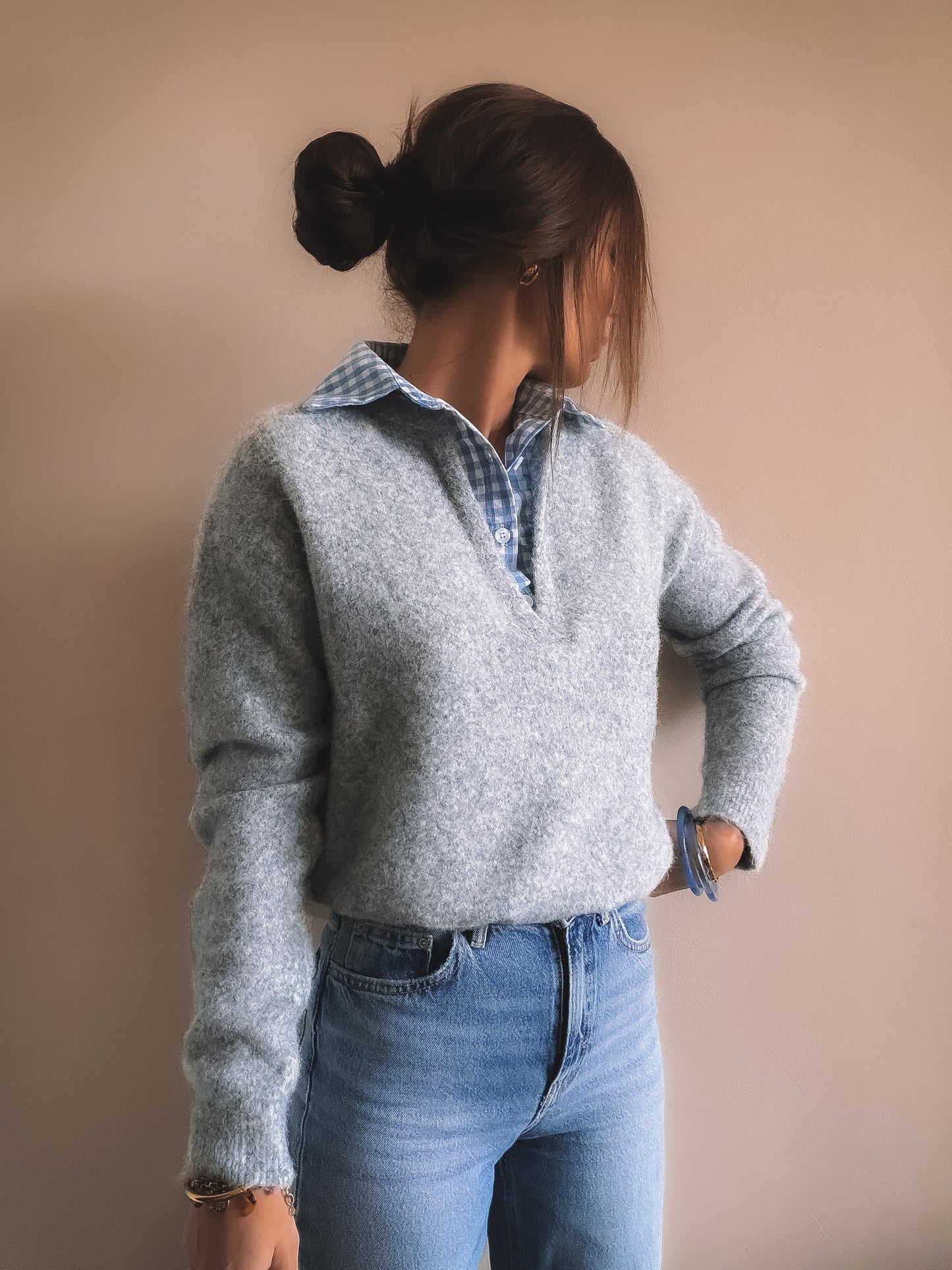 Pull Apolline Gris