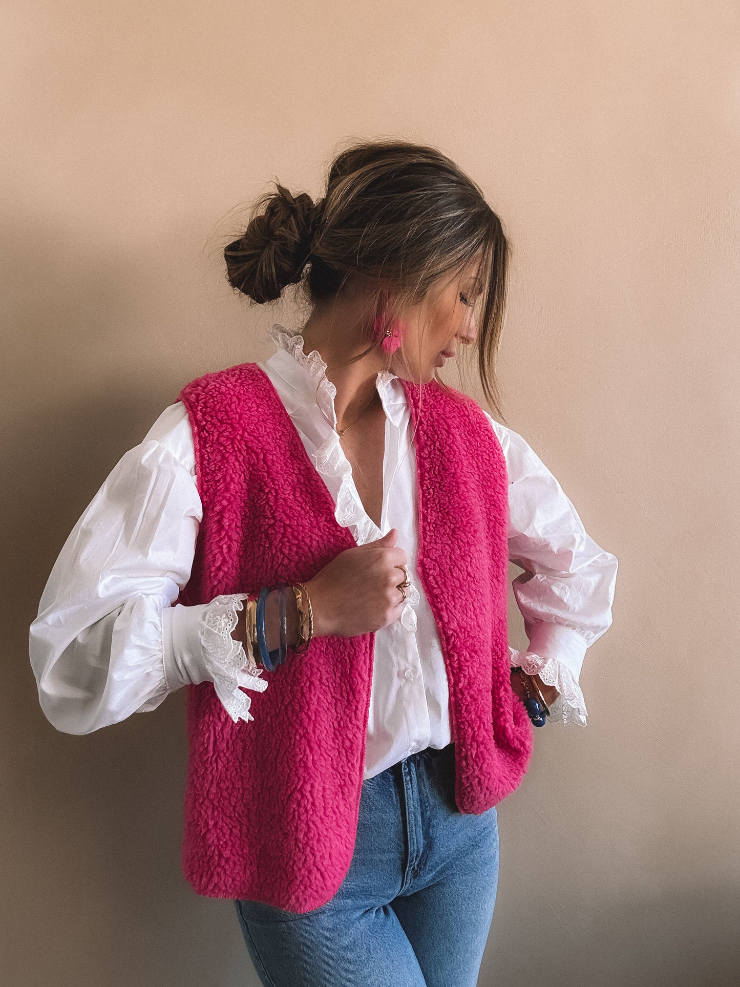 Gilet sans manches Emma rose