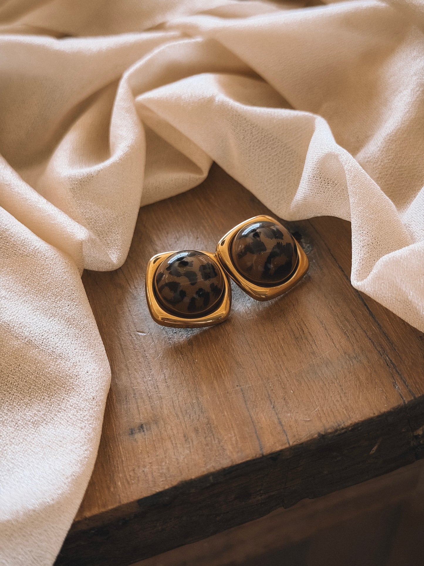 Boucles Victoria Leopard