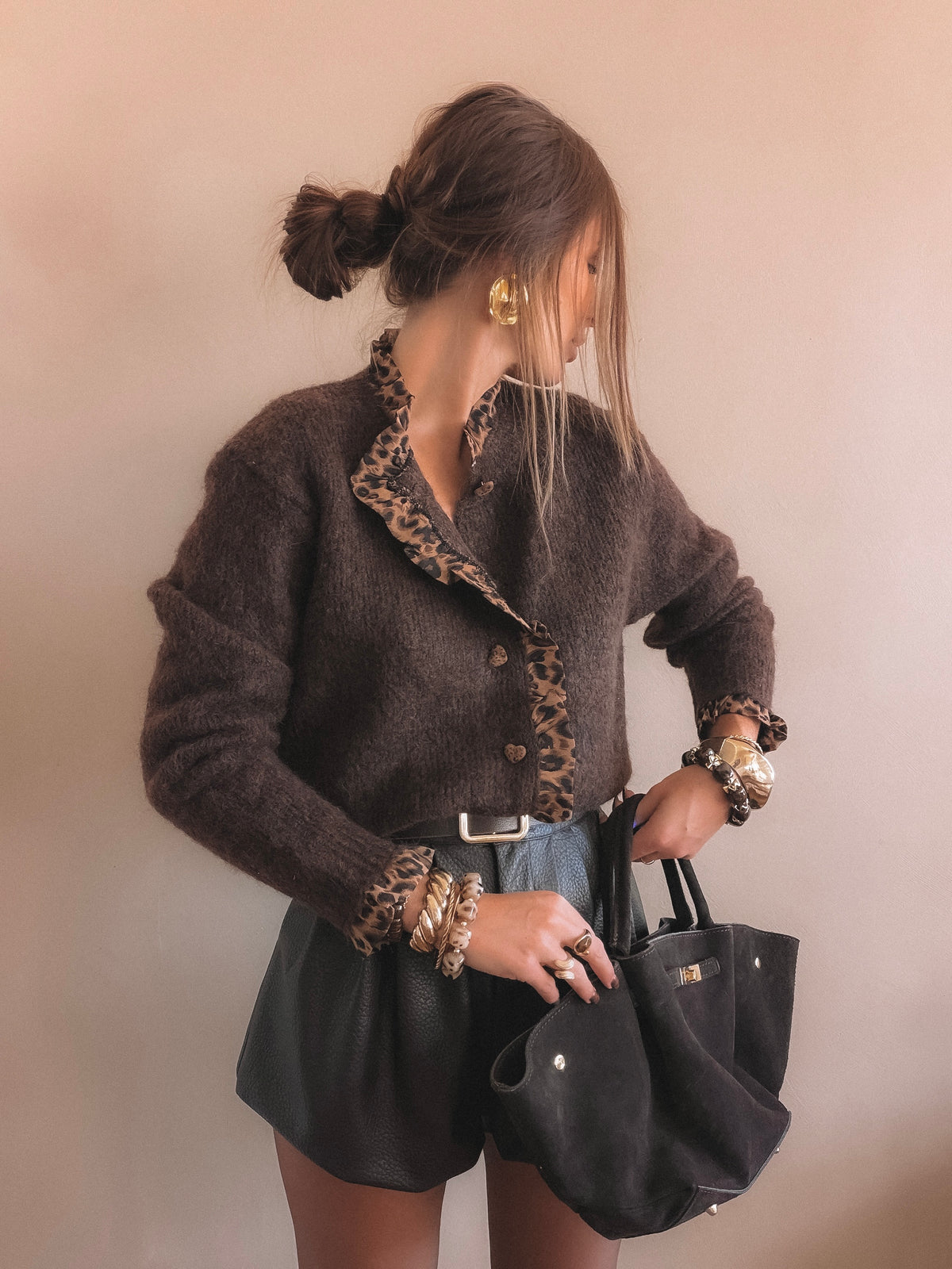 Gilet Mila Marron