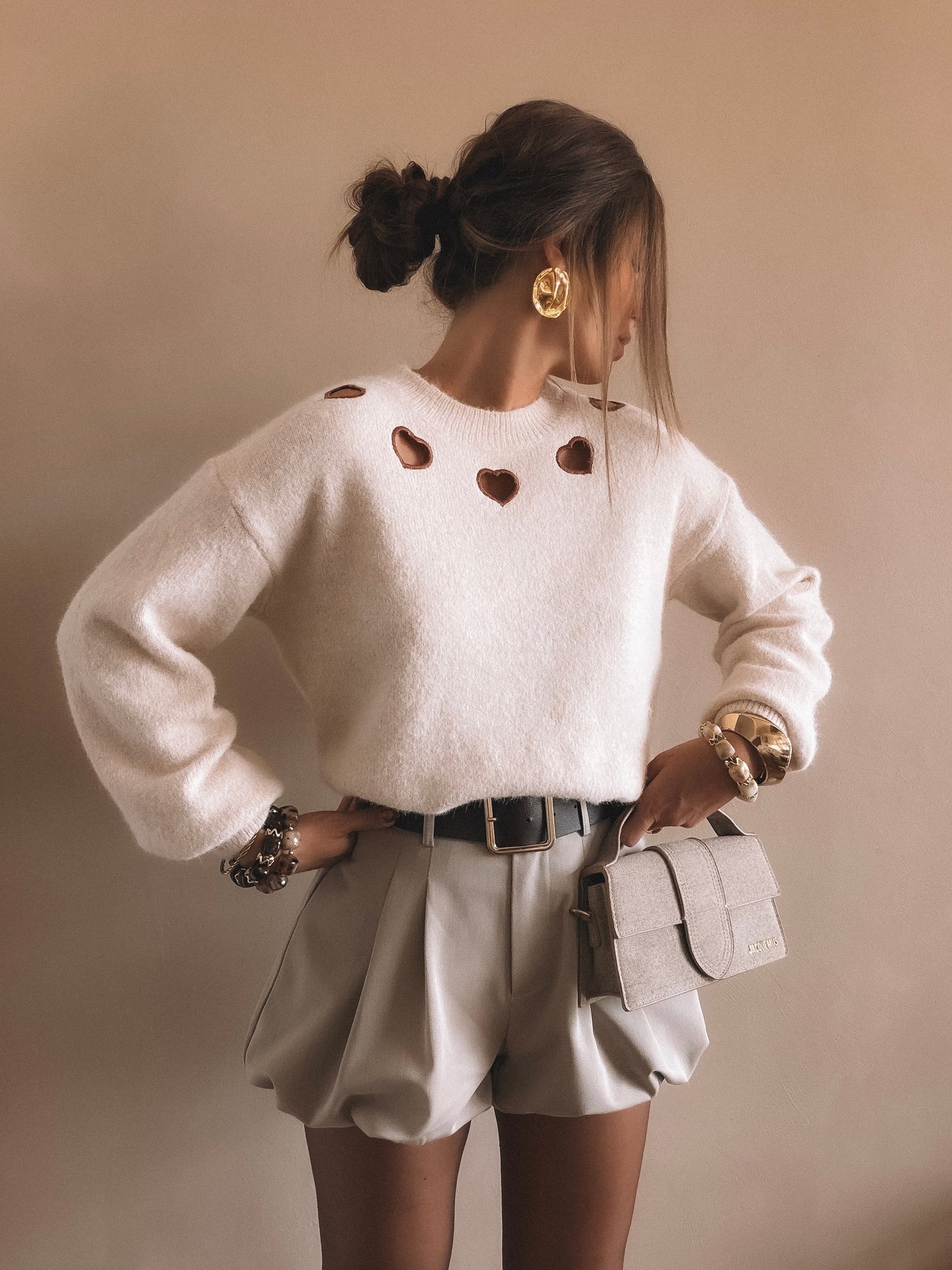 Short Zélie Beige
