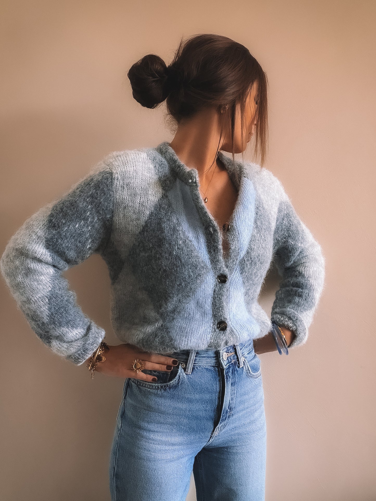 Gilet Céleste Gris