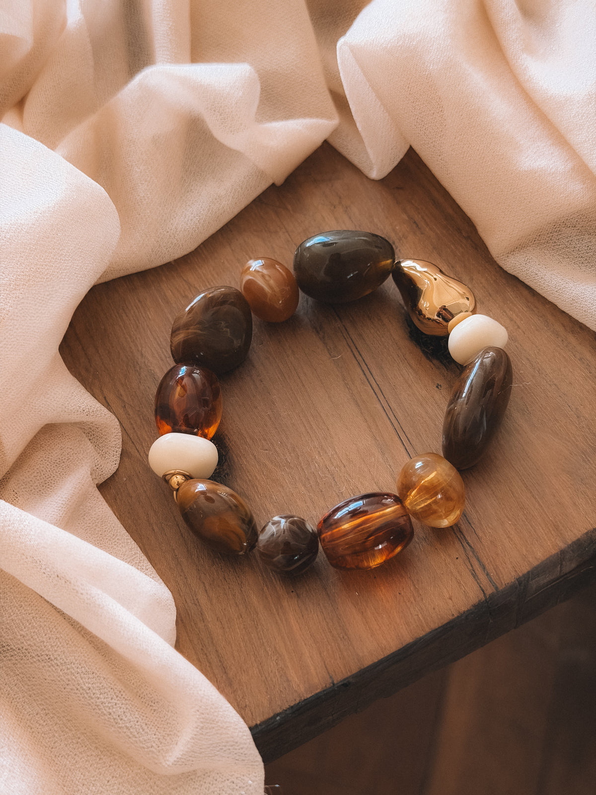 Bracelet APOLLINE marron