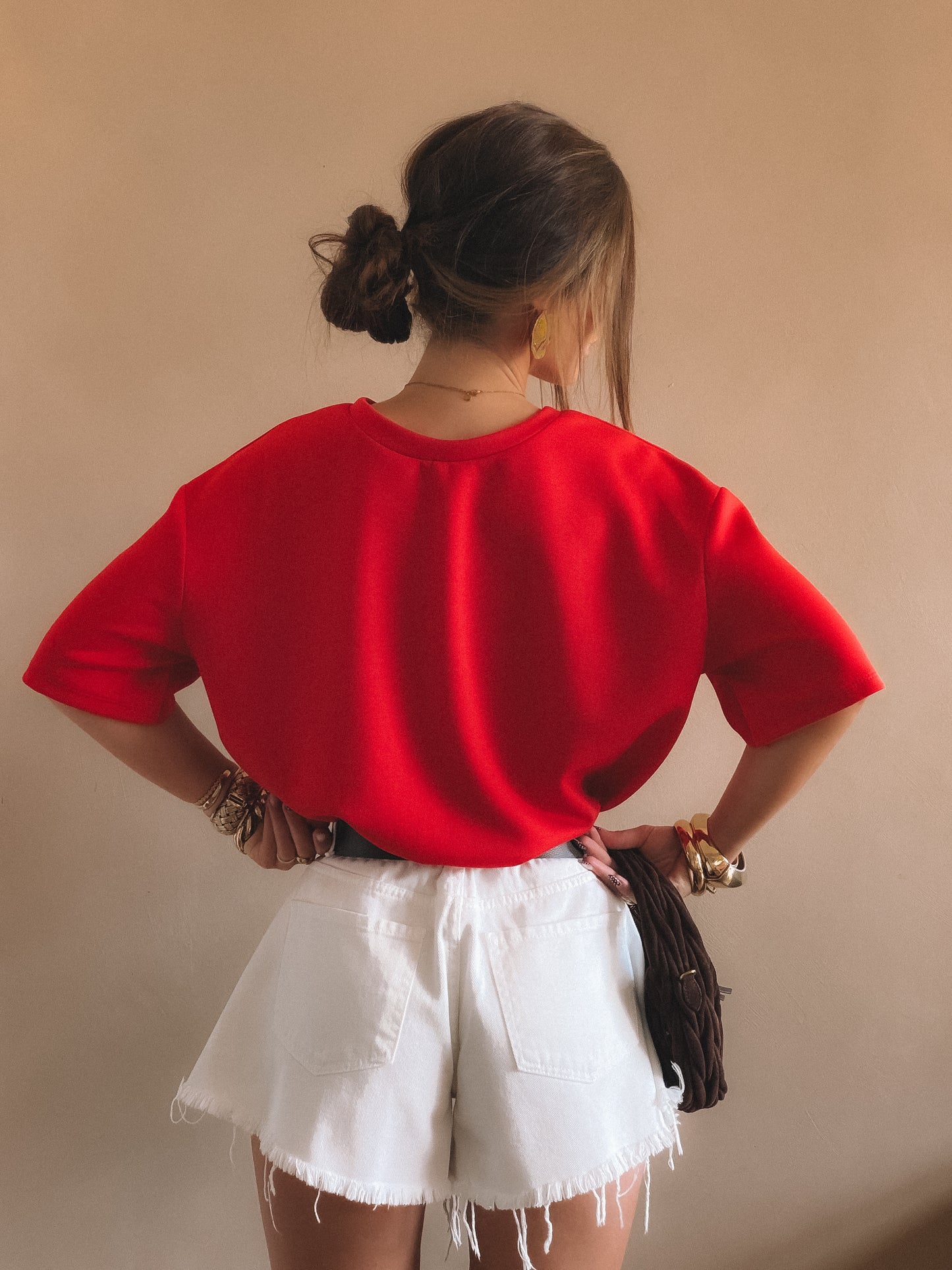 Short en Jean Charlie Blanc