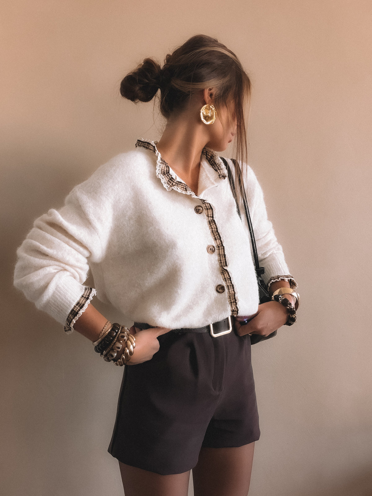 Gilet Jade Ecru