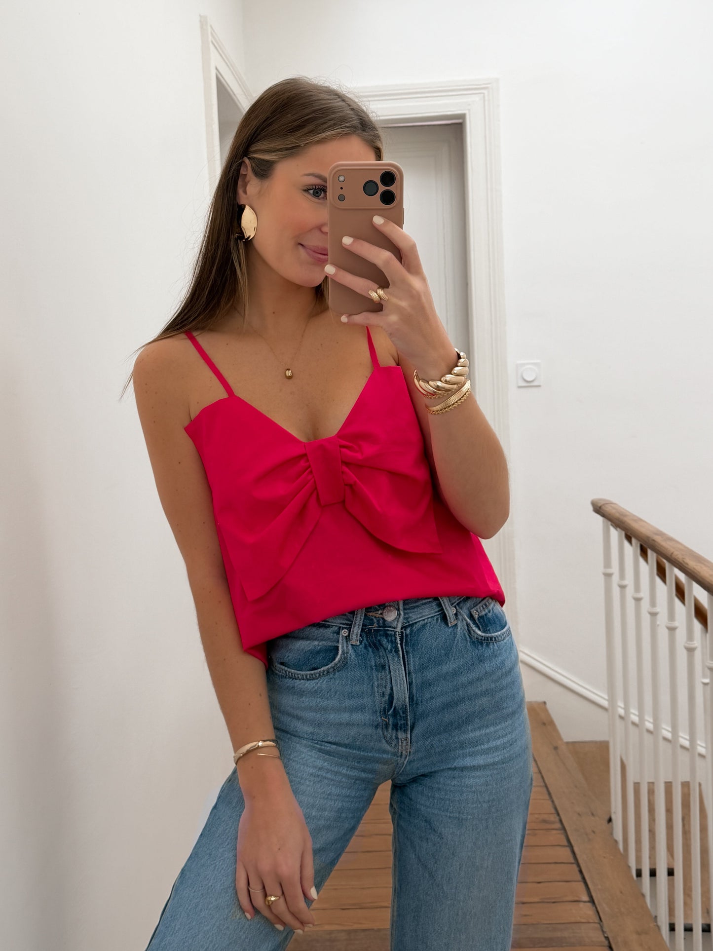 Top Léna Framboise
