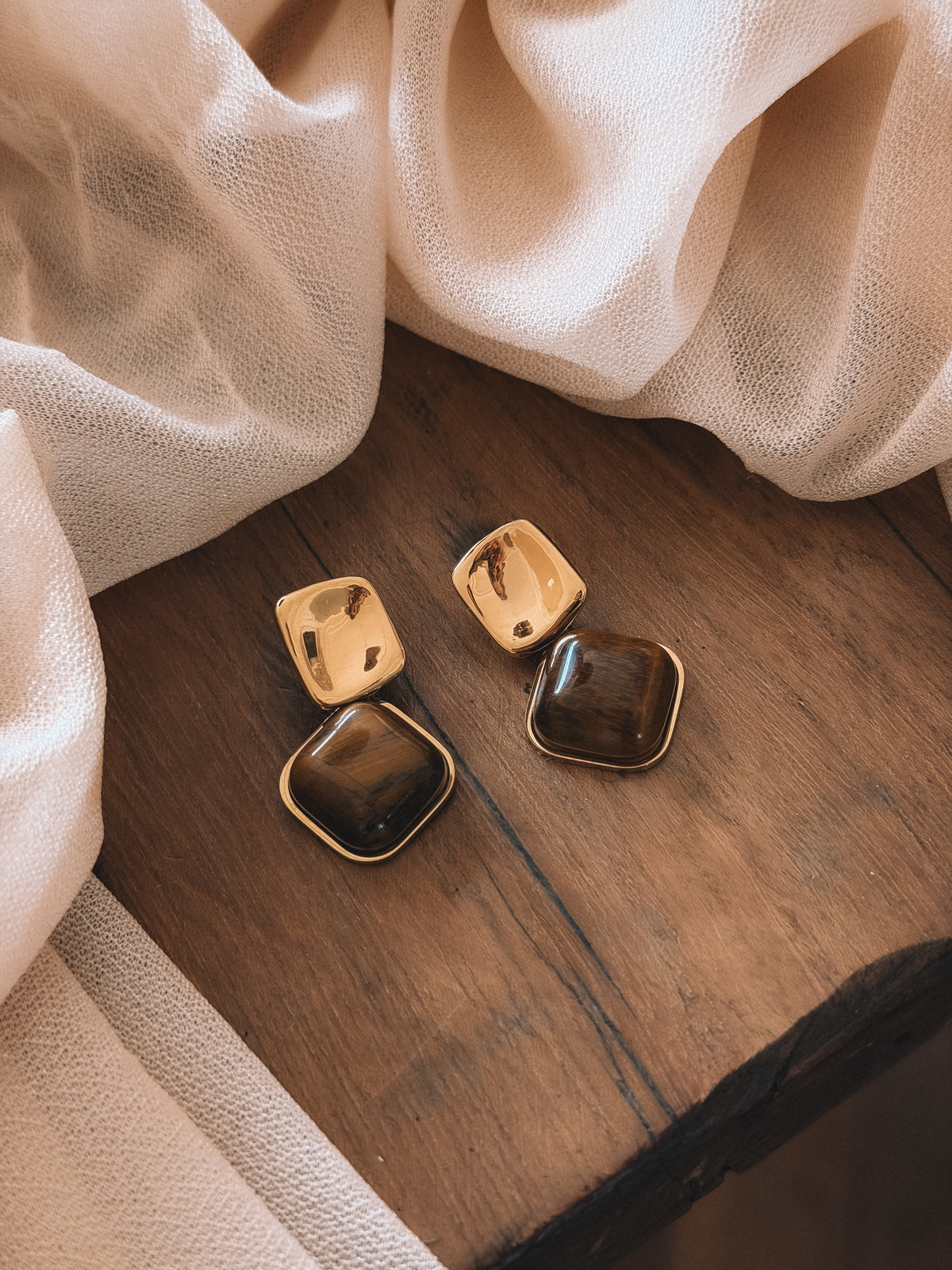 Boucles Mollie Marron