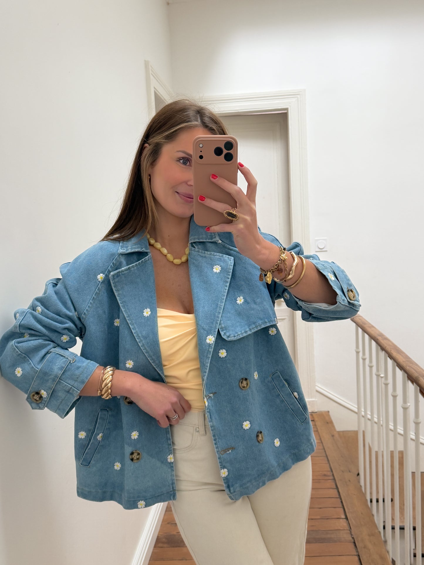 Veste en Jean Daisy