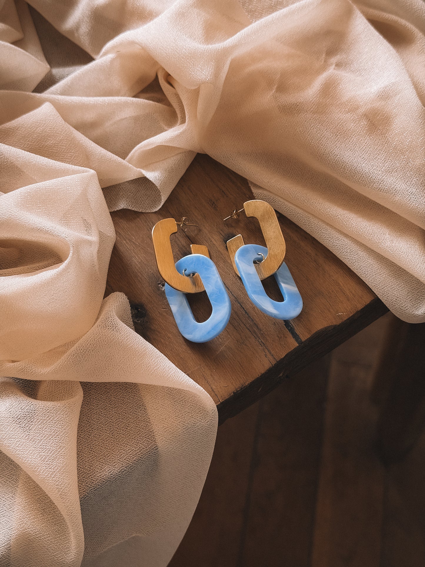 Boucles Elia Bleu