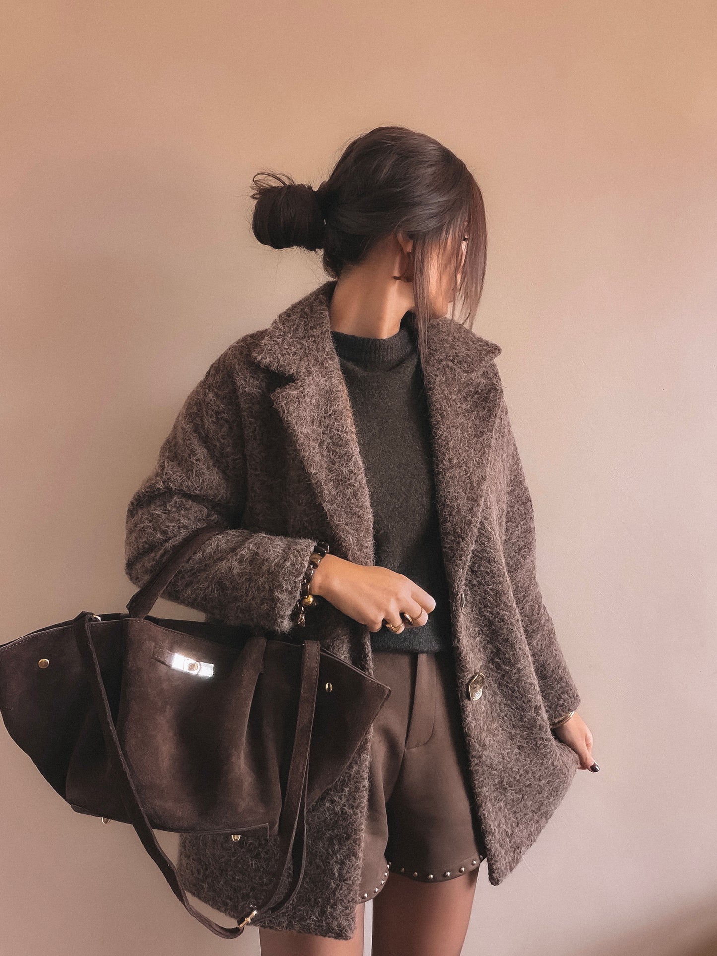 Manteau Livia Marron