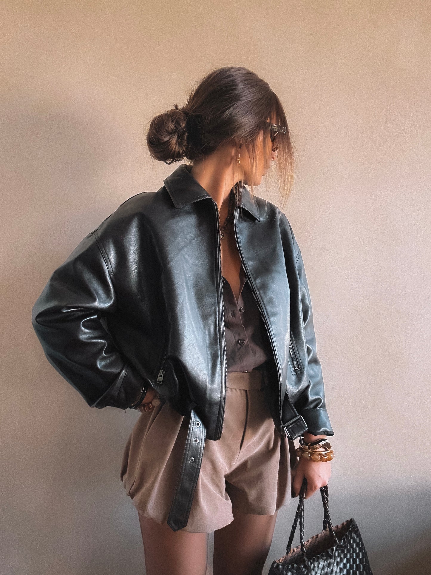 Short ballon ELYN Taupe