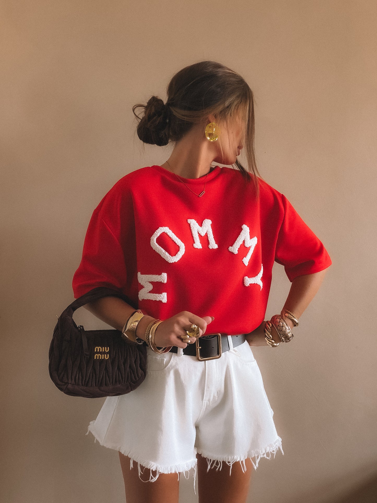 Short en Jean Charlie Blanc