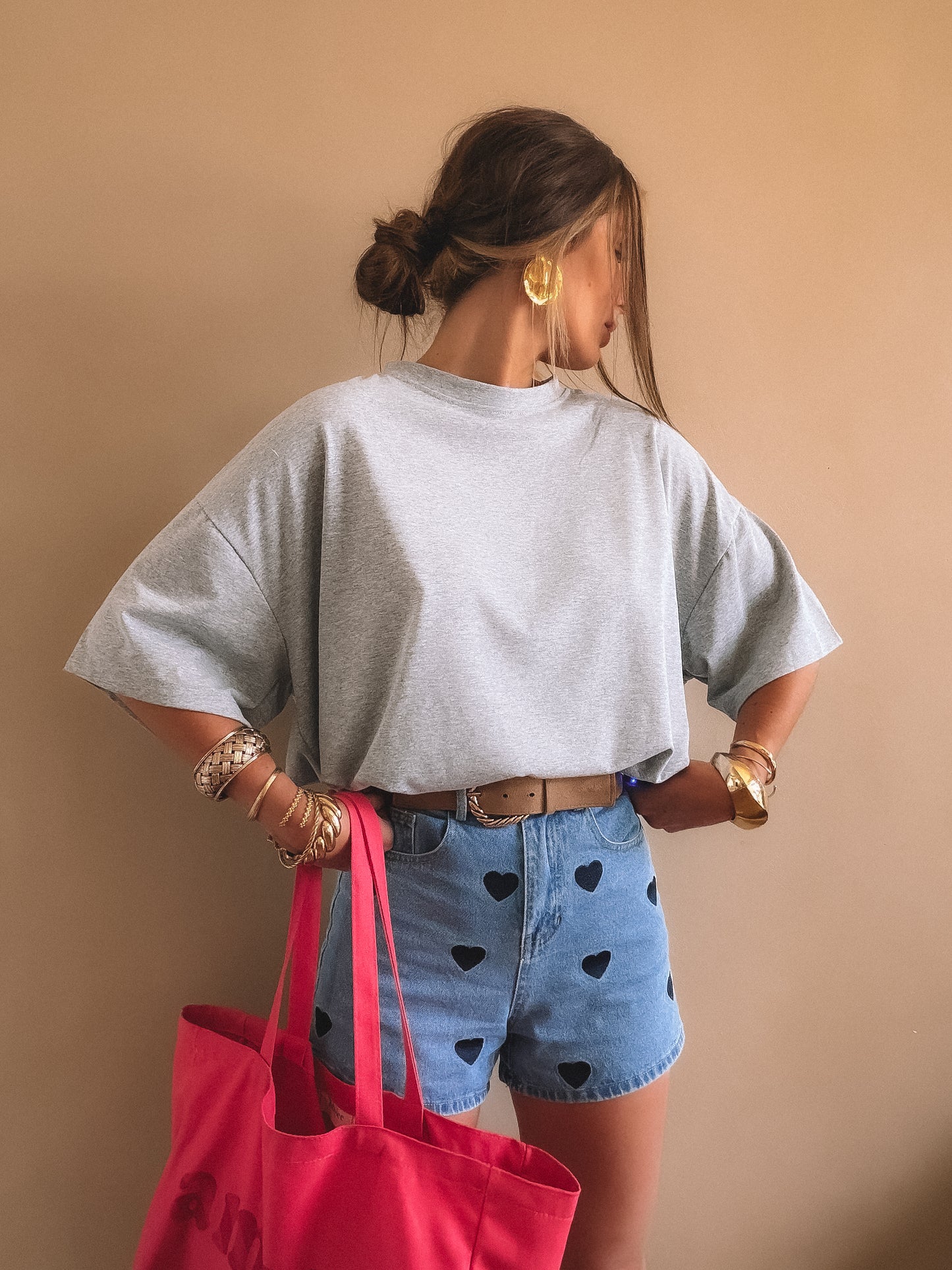 T-Shirt Amour Gris