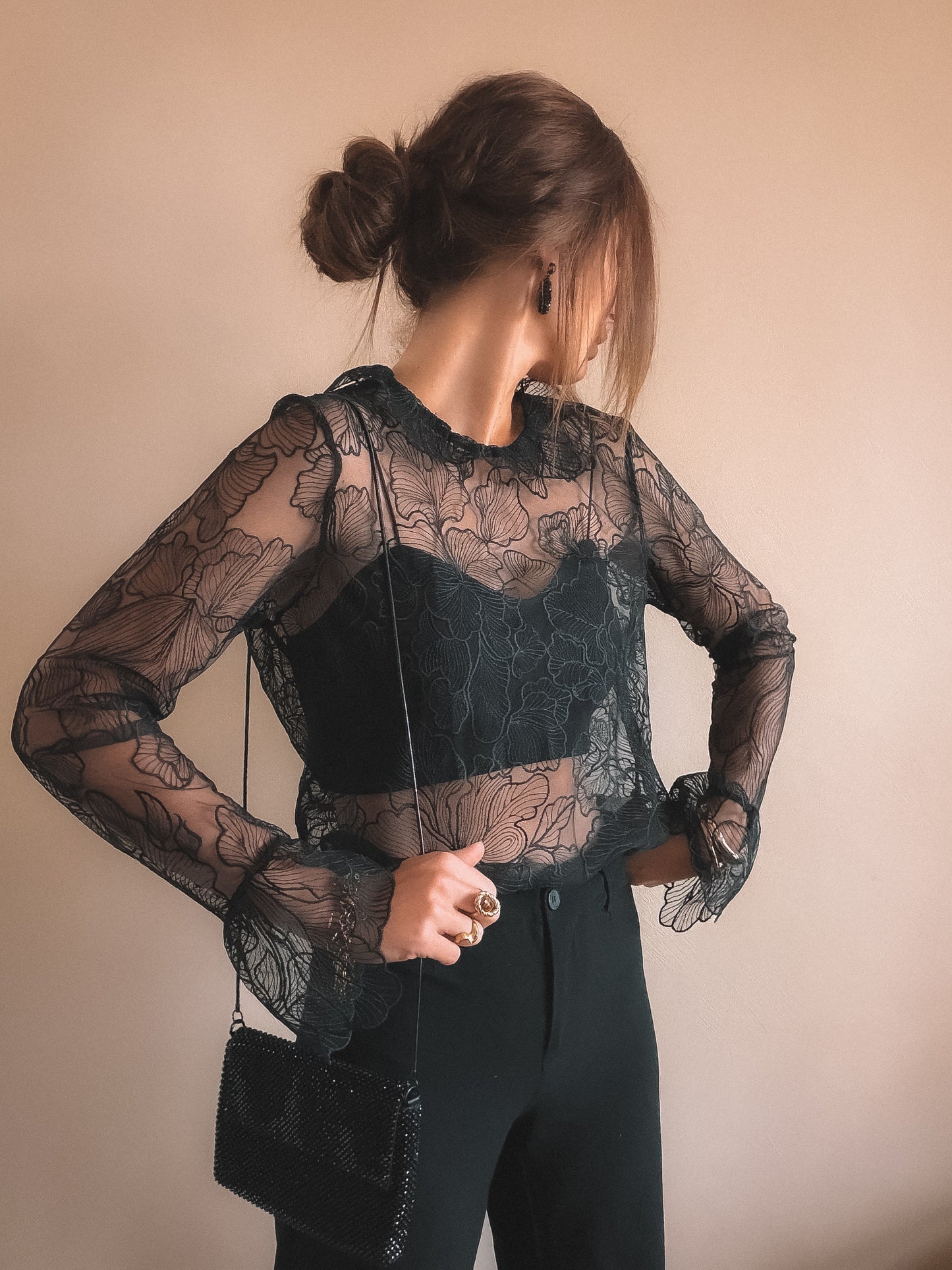 Blouse Elina Noir