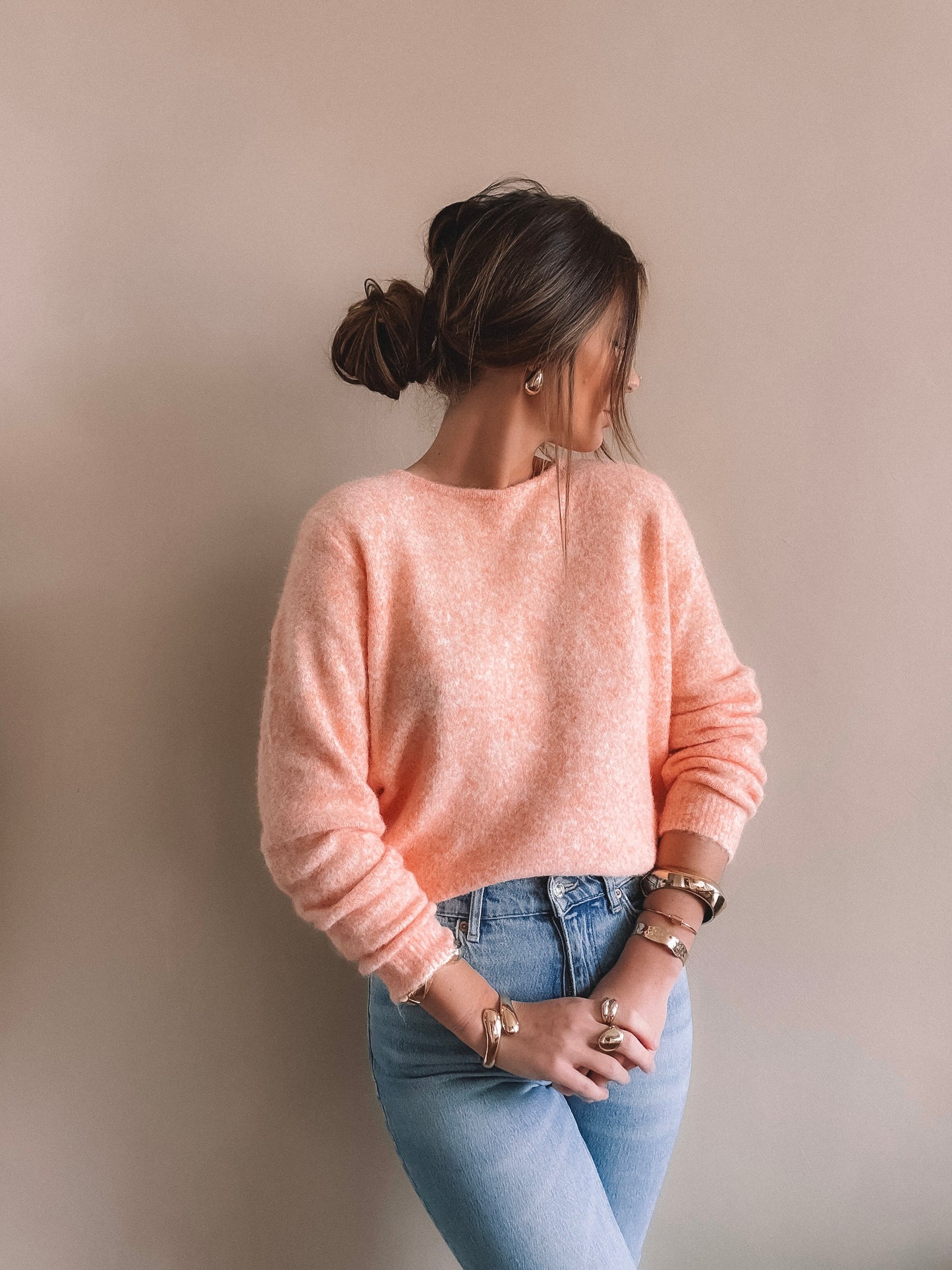 Pull Elma dos nu Corail