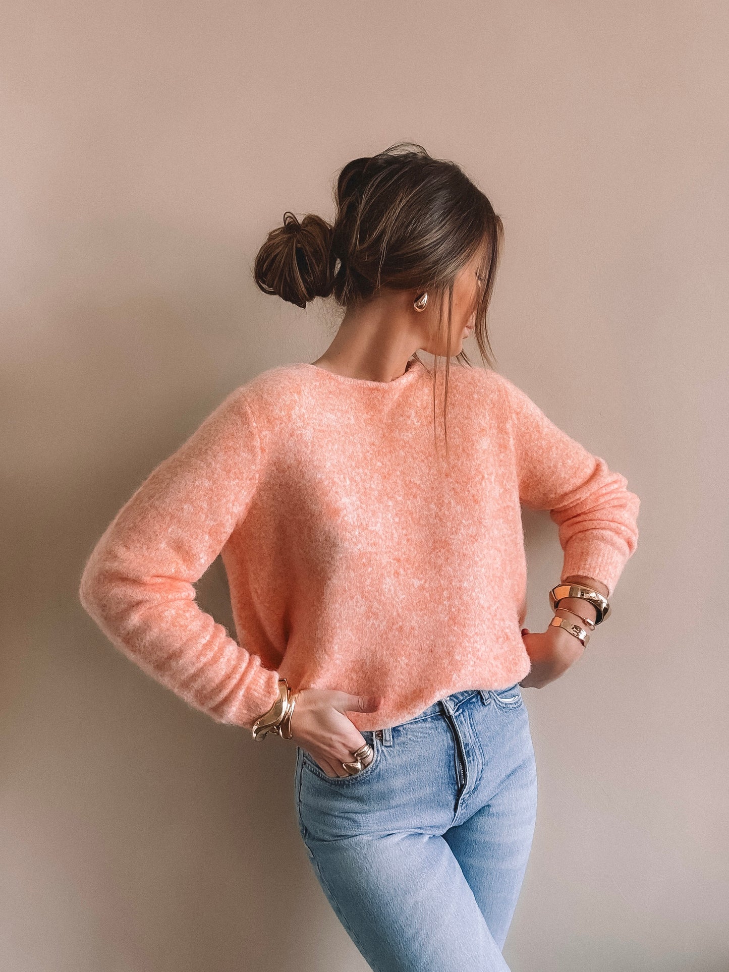 Pull Elma dos nu Corail