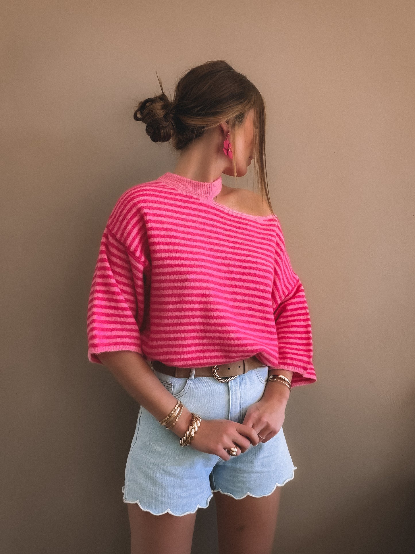 Short Giulia Jean bleu
