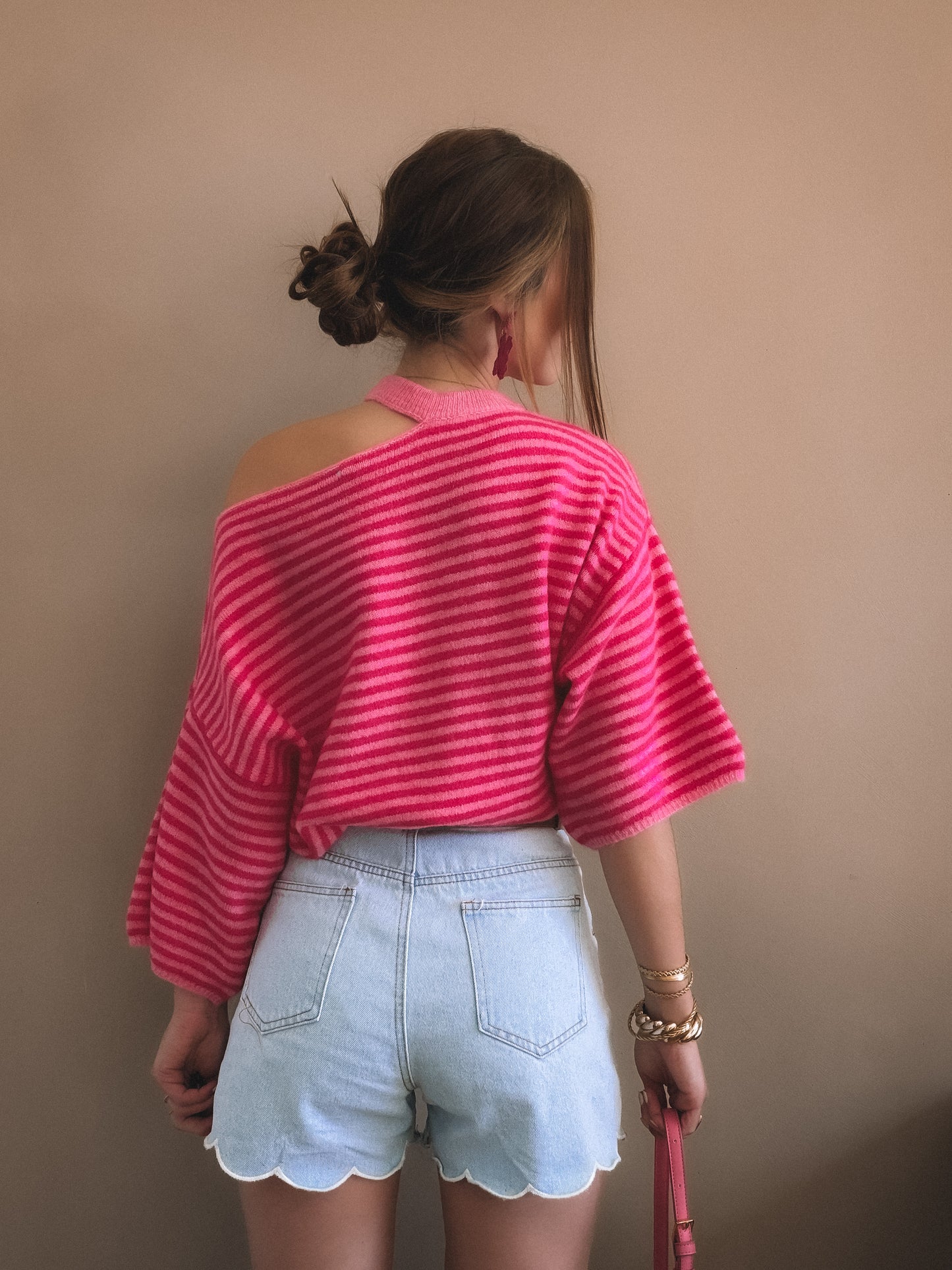 Short Giulia Jean bleu