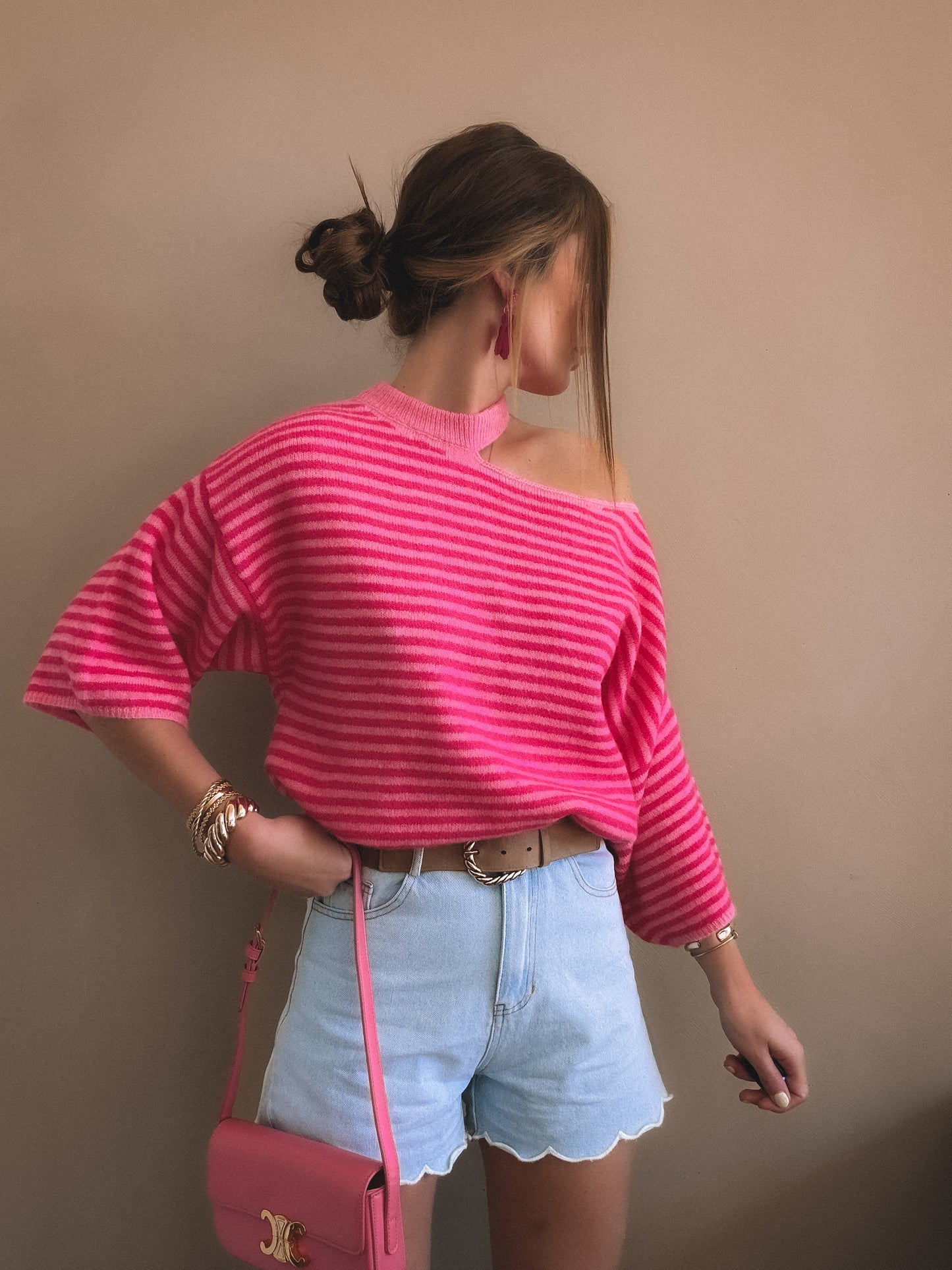 Short Giulia Jean bleu