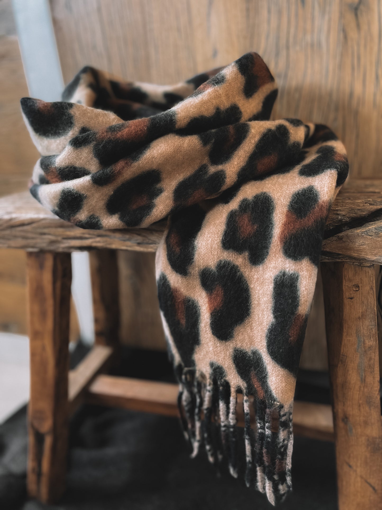 Echarpe Riza Leopard